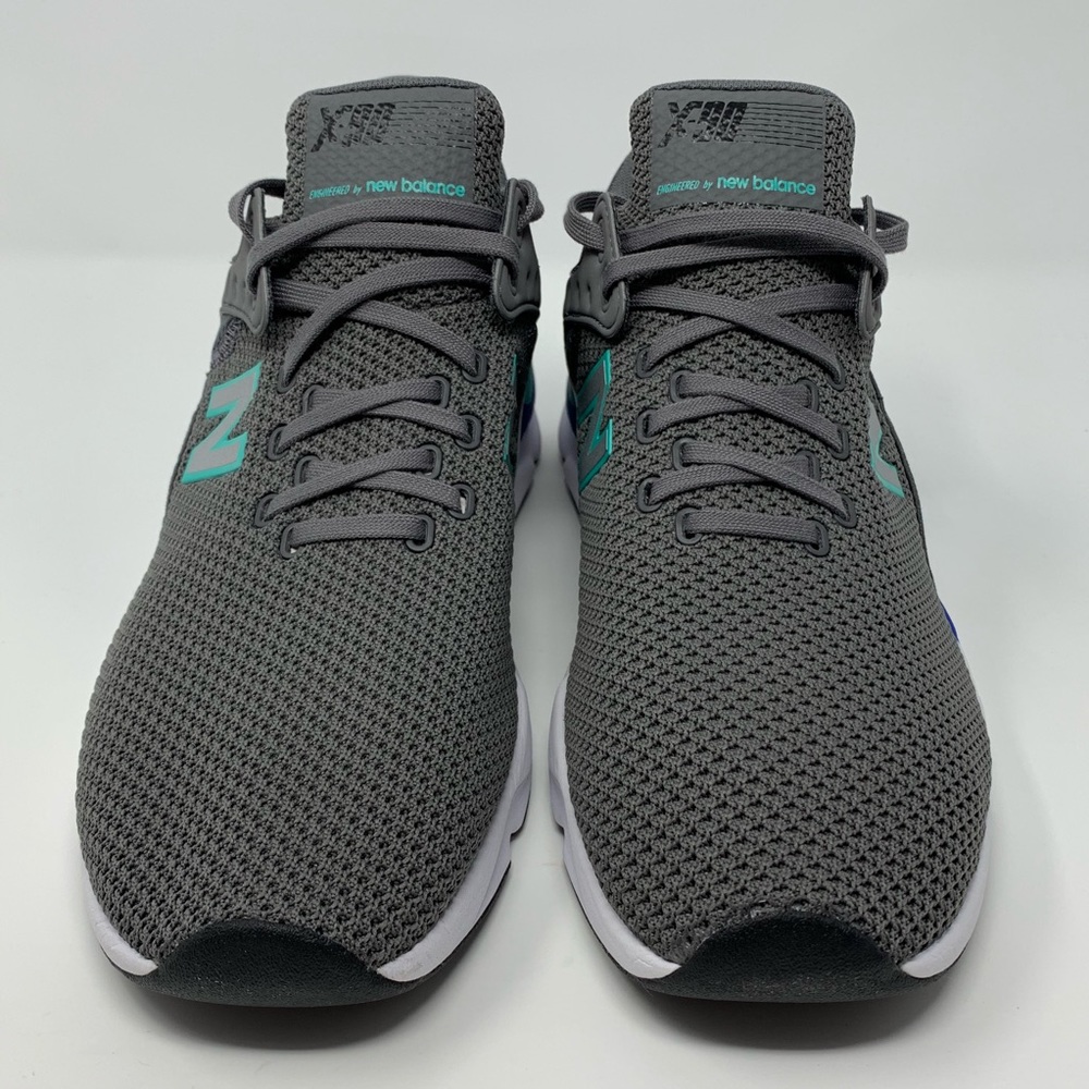 🆕 New Balance X90 Men’s Sneakers - Grey/Tidepool - Picture 4 of 8